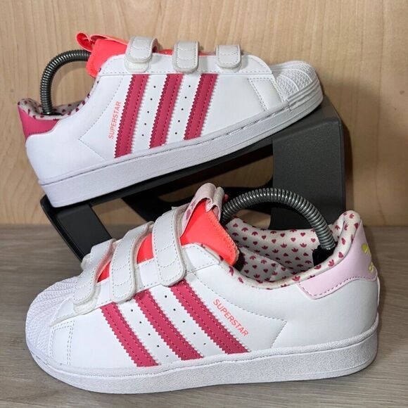 Adidas Superstar Shell Toe Little Kid 'Valentine's Day' GY3337 Youth 3 - Picture 1 of 12